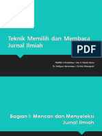 Teknik Membaca Jurnal Ilmiah PDF