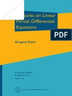 (Graduate Studies in Mathematics 123) Gregory Eskin-Lectures On Linear Partial Differential Equations-American Mathematical Society (2011)