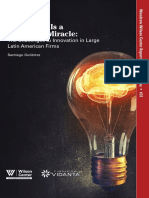 Innovation Is A Job, Not A Miracle: The Challenges To Innovation in Large Latin American Firms