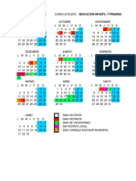 Calendario Escolar 2018 2019 Infantil y Primaria PDF