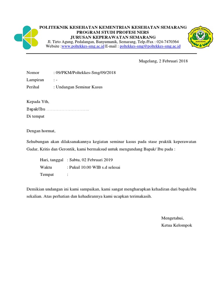 Download 91+ Contoh Surat Surat Undangan Seminar Gratis
