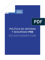 Política de Defensa y Seguridad del gobierno Duque