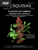Botânica = Plantas do Campus Unisinos São Leopoldo