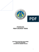 Buku Panduan Penulisan Tesis MM FE UNP