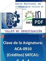 1 Taller de Investigación II