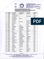 CBB Exam Result Announcement