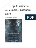 Descargar El Señor de La Sombras