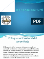 Teoría Sociocultural en El Aula