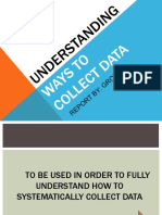 Understanding Ways To Collect Data