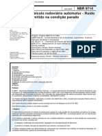 Nor NBR-9714 - Veiculo Rodoviario Automotor - Ruido Emitido Na Condicao Parado PDF