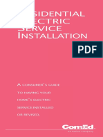Residential Electric Service Installation