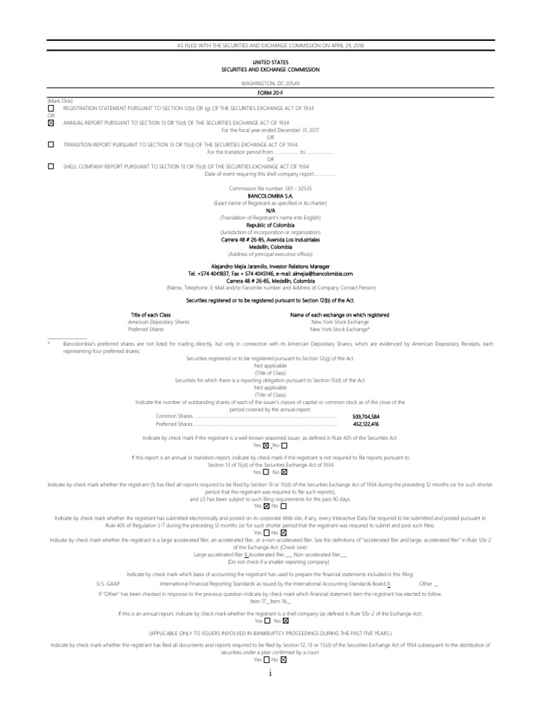 20F - Completa 2017 2 | PDF | Financial Statement | International ...