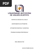 Pruebas de Mirada Preferencial