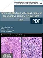 Immunohistochemical Classification of The Unknown Primary Tumour (UPT)
