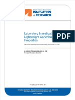 Laboratory Investigation of Lightweight Concrete Properties: H. Celik Ozyildirim, PH.D., P.E