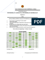 Jawapan Ujian Bulanan 1. PJK Ting 3