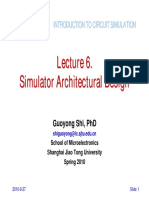 Simulator Architectural Design