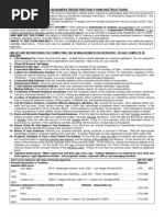 Nevada Business Registration Form Instructions