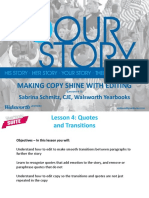 Making Copy Shine With Editing: Sabrina Schmitz, CJE, Walsworth Yearbooks