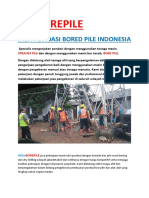 Jasa Bore Pile Murah Terbaru 2019