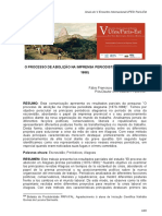 O PROCESSO DE ABOLIÇÃO NA IMPRENSA PERIODISTA ALAGOANA 