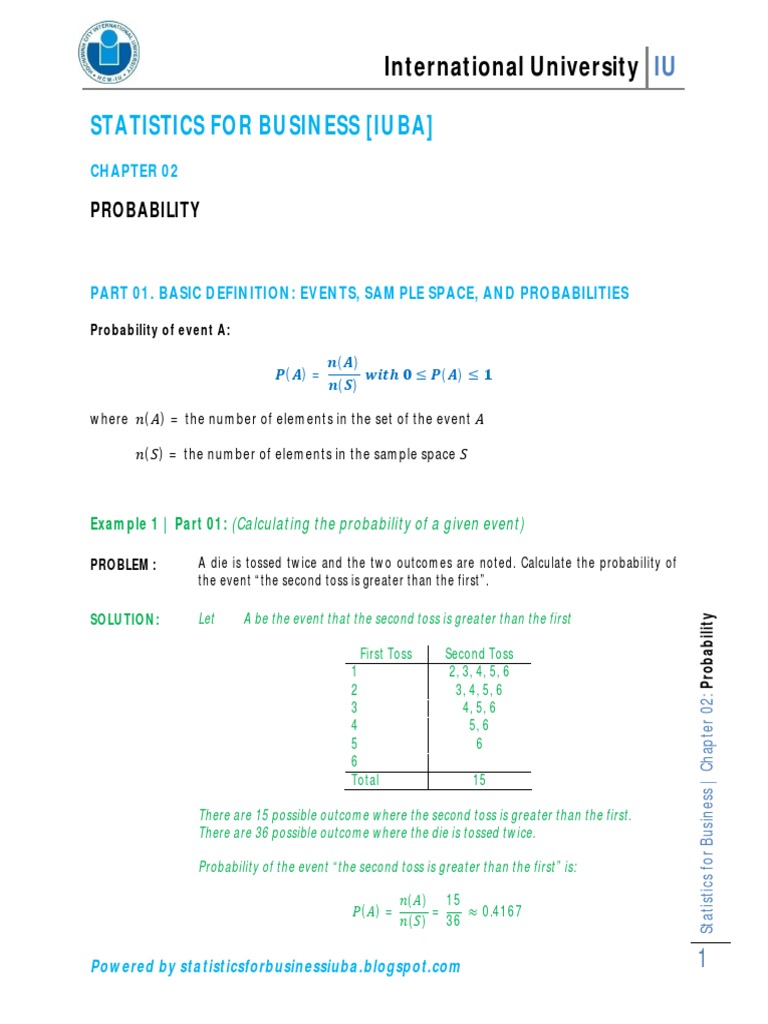 Chapter 02 Probability PDF | PDF