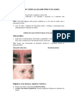 Roteiro de Clinicas Olhos[3820] semiologia cabeça e pescoço