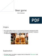 Beer Game: Oscar Sotomayor