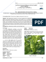 A Review On Abelmoschus Esculentus (Okra)