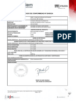 Certificado Fe 12 MM A63