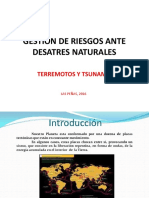 Gestion de Riesgos Ante Desatres Naturales