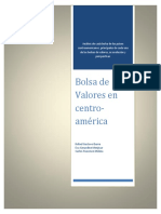 Bolsa de Valores en Centroamerica Trabajo Final PDF