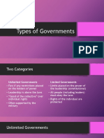 Types of Governments