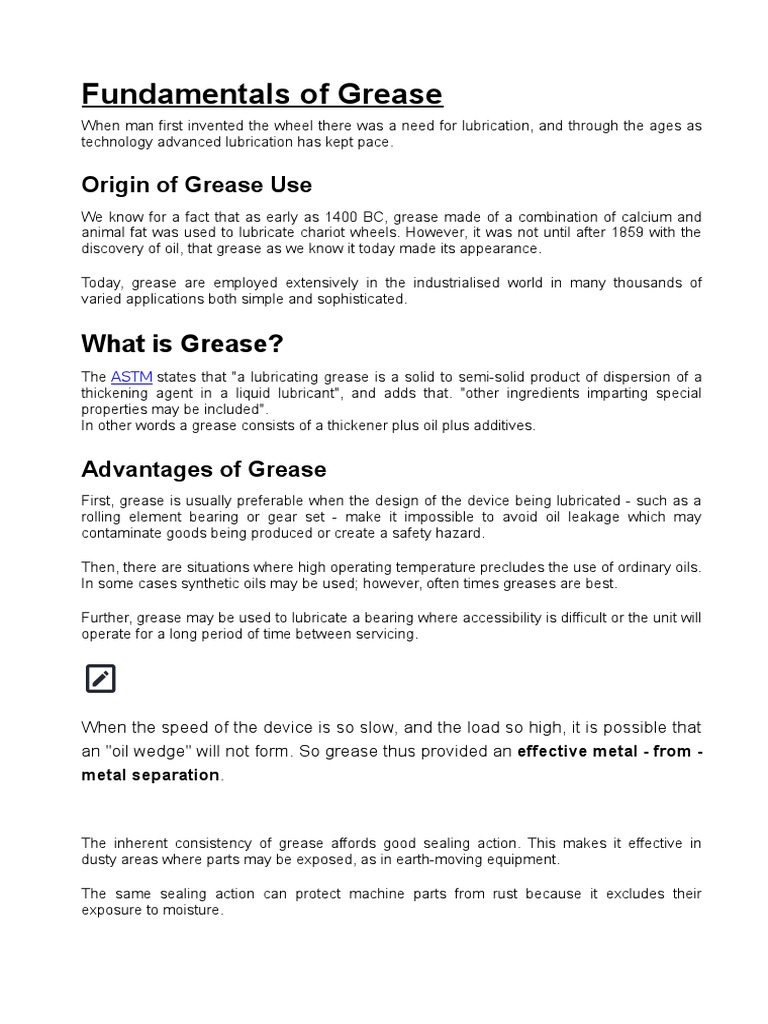 Grease Details | PDF | Motor Oil | Viscosity