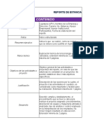 Formatos Reporte de Estancias I Y II