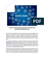 Qué Es La Tecnología de Blockchain y Por Qué Es Tan Importante