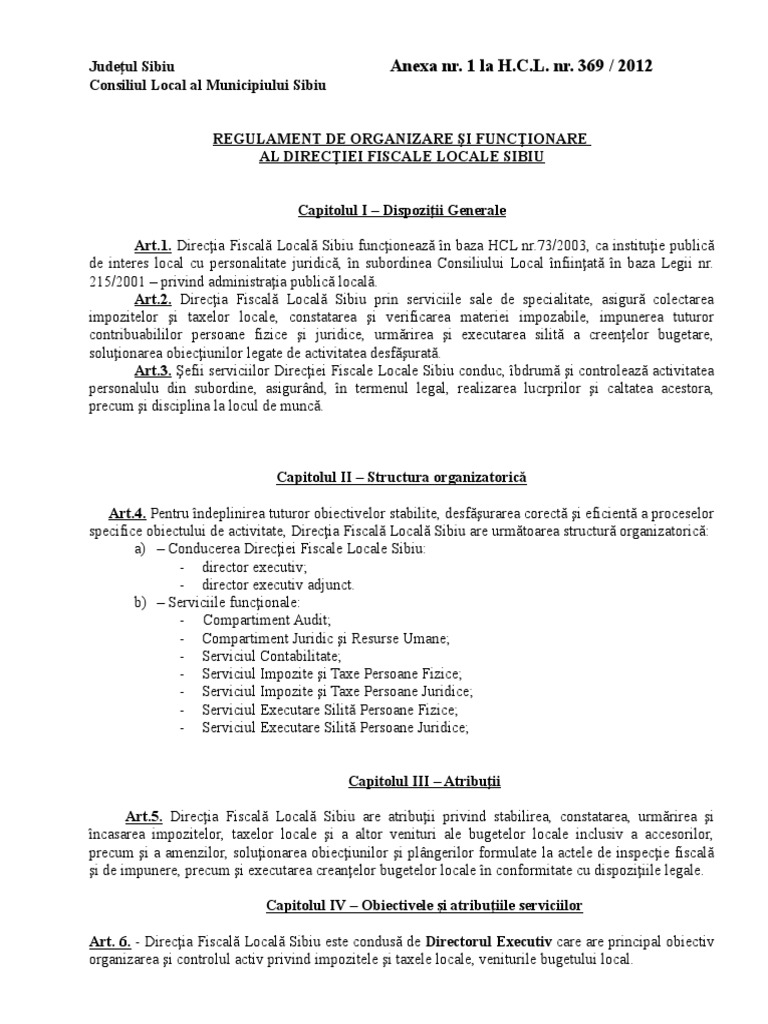 Regulament Functionare Dfls