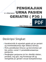 Pengkajian Paripurna Pasien Geriatri (p3g)