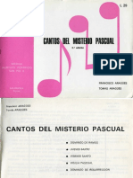 Cántico de Zacarías - Vigilia Pascual (Cantos Del Misterio Pascual - Francisco Aragüés, Tomás Aragüés, 1968), PP 74 y 75 PDF