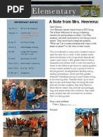 Park Elementary: A Note From Mrs. Heerema