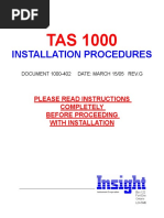 TAS 1000 & TF-500 Installation Manual