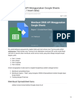 Membuat CRUD API Menggunakan Google Sheets Bagian 1 Create Insert Data