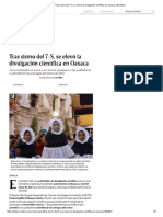 Tras Sismo Del 7-S, Se Elevó La Divulgación Científica en Oaxaca _ Excélsior