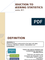 Introduction To Engineering Statistics
