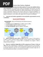 DNA 1 - Revisão Ácidos Nucleicos e Replicação