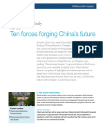 Ten Forces Forging China's Future: Quarterly, Now Available in Digital Form. What Follows