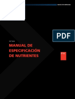 2016 Nutrient Specifications Manual Spanish