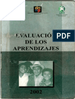 Evaluación de Los Aprendizajes