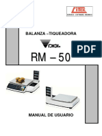 Balanza Digi rm50 Manuql