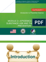 Epidemiology of Substance Use and The Role of Prevention: Curriculum 1 Curriculum 1